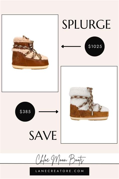 chloe shearling boots dupe